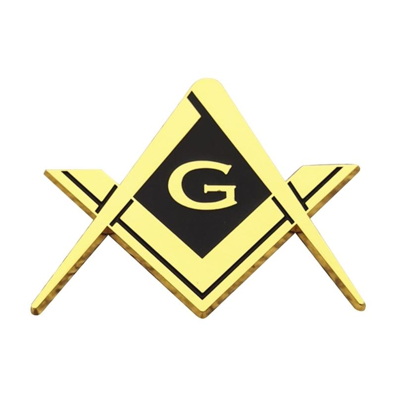 Masonic Fraternity Emblems Decal Badge Sticker Strong Adhesive Long Lasting Shine for Car Truck Motorcycle Accessories