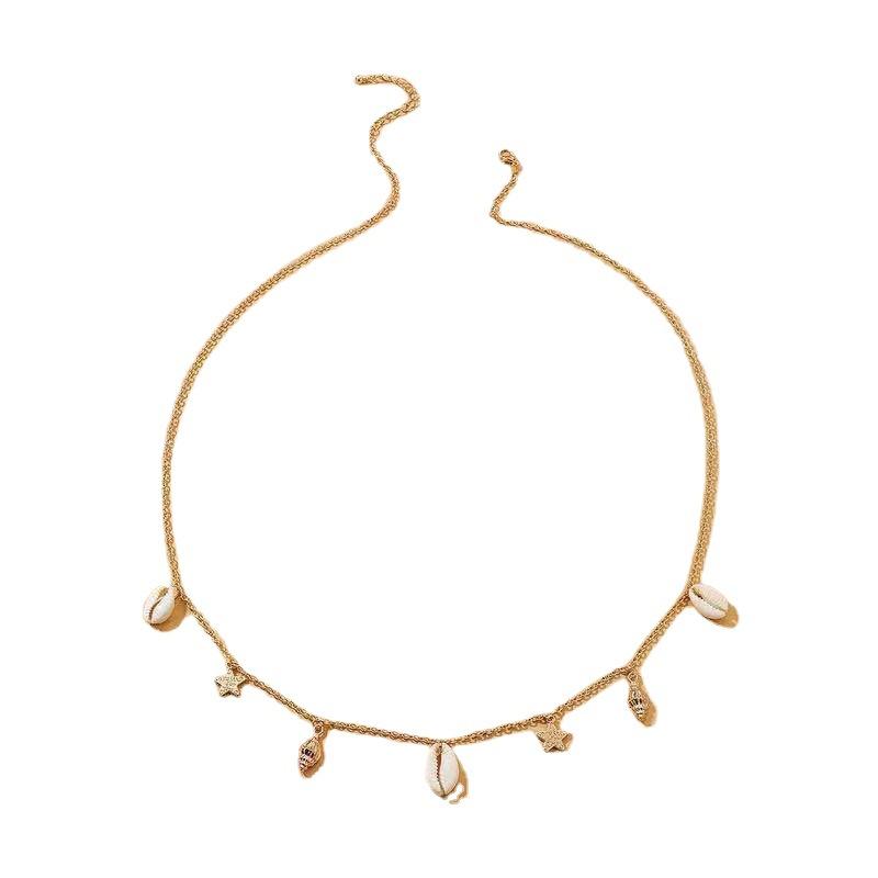 European and American Waist Chain Women Summer Beach Shell Conch Star Decoration Sexy Casual Women Waist Chain Body Chain