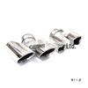 Fits 08-19 Porsche 911 Carrera Sport: Quad Outlet Titanium Black Stainless Steel Tailpipe Exhaust Upgrade