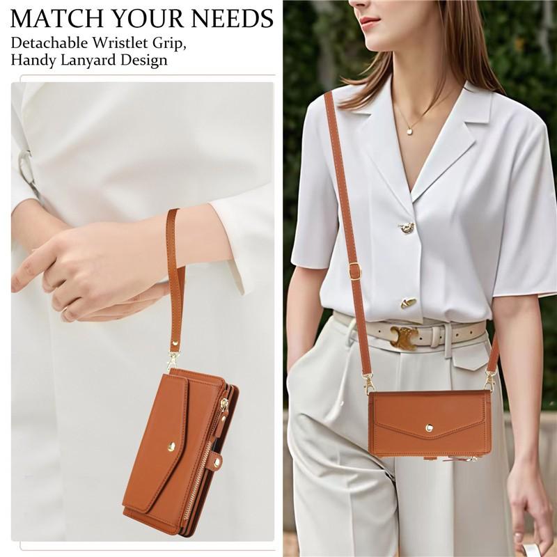 2 in 1 Removable Zipper Wallet