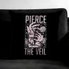 P-Pierce The V-Veil Band Cushion Cover Pillowcase Ultra Soft Skin Friendly Fabric Cloud Like Comfort & Concealed Zipper