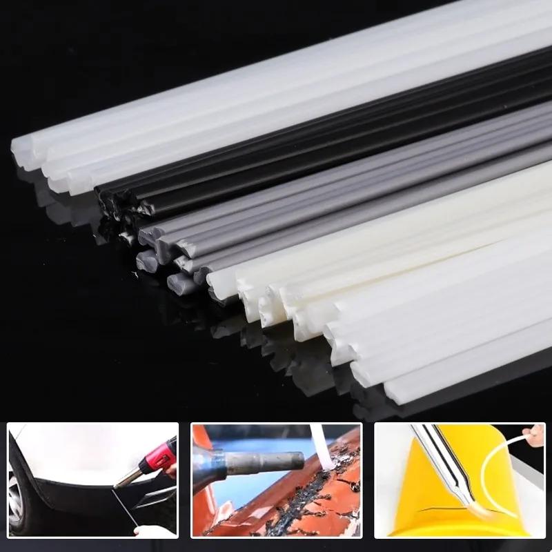 PP/PE/PVC/ABS Kunststoffschweißstab-Set 20cm für Stoßstangenreparatur Schweißzubehör Kunststoffschweißbrenner Polypropylen-Schweißstab 50 Stück