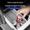Silicone Cup Holder & Storage Mat for Zeekr 8X Rear Seat Refrigerator