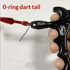 1Pcs D-Ring Tail Accessory, M4 Thread Diameter, Diy Fishing Dart Accessories, Metal Multi-Functional Tail.