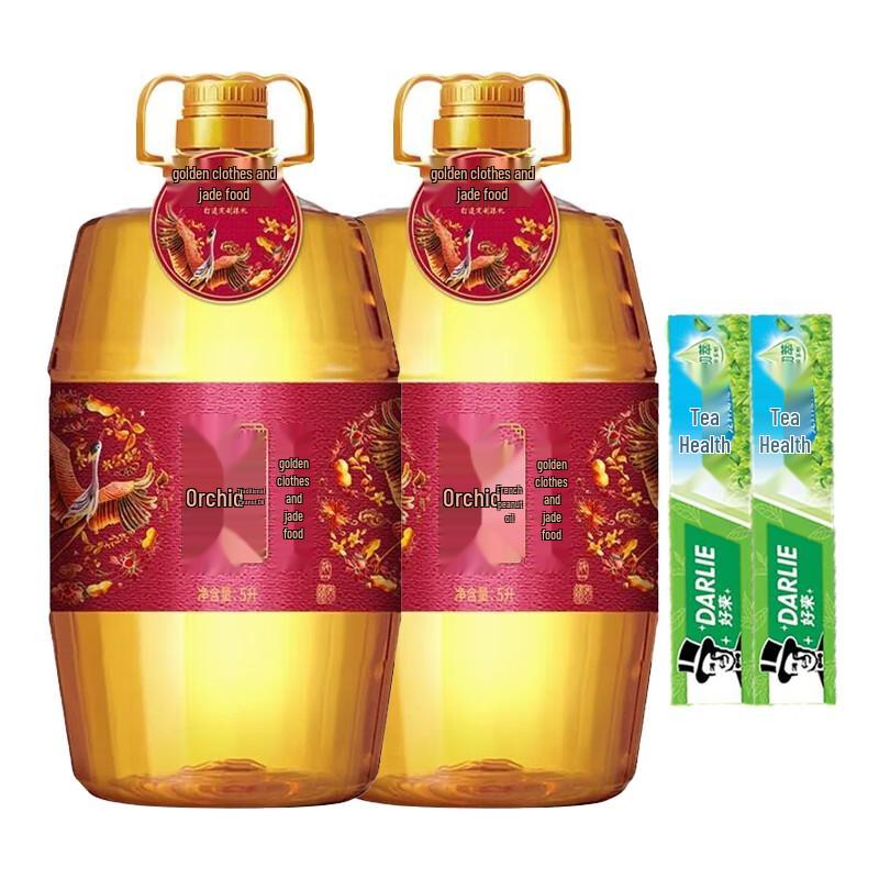 Darlie Tea Care Toothpaste & Hujihua Peanut Oil Family Pack