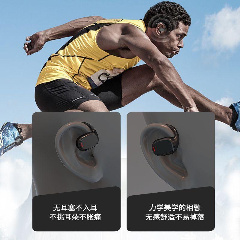 Bluetooth headset is suitable for the new wireless ear-hanging bone conduction sports super long battery life headset.