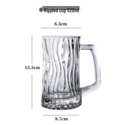Classic Handled Glass Beer Mug