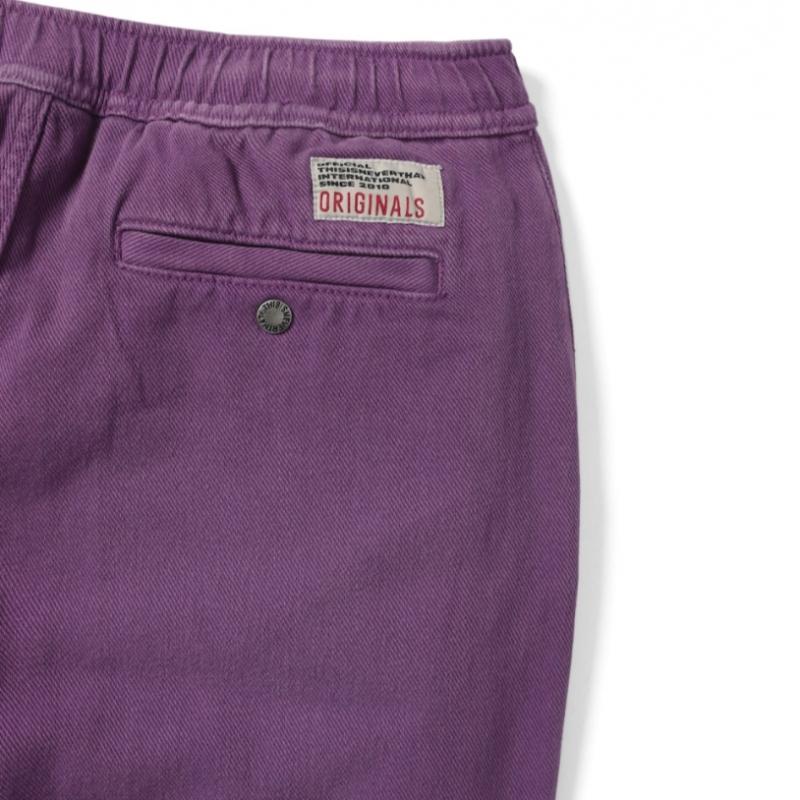 Thisisneverthat Overdyed Twill Pant Plum