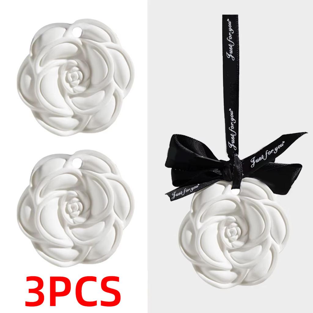 3PCS Aromatherapy Gypsum Fragrance Tablets Home Bedroom Wardrobe Car Fragrance Tablets Long-Lasting Fragrance Fragrance Hanging