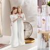 Resin Craft Mom Hug Daughter Sculptures Elegant Family Sculpture  Mothers Day