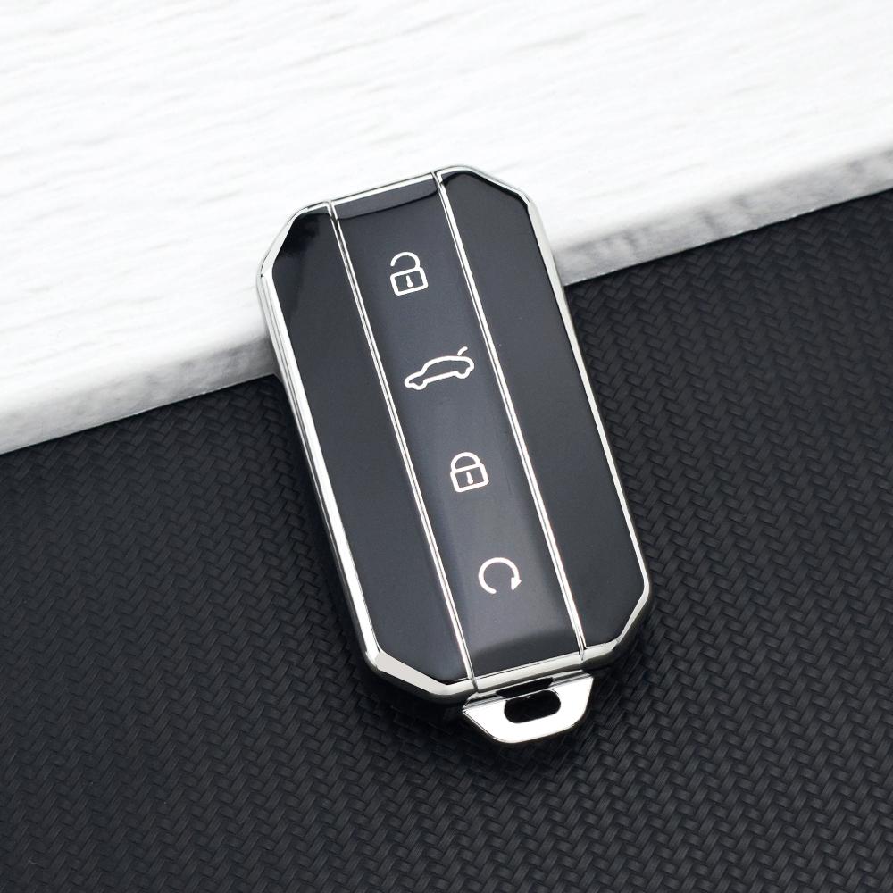 Auto Protection Key Shell Bag For Chery Jaecoo J5 J7 Tpu Car Key Case Cover Keychain Housing Holder Car Accessories