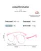 Children's Fashion Ultralight TR90 Two-Color Blue Light Blocking Prescription Eyeglass Frames