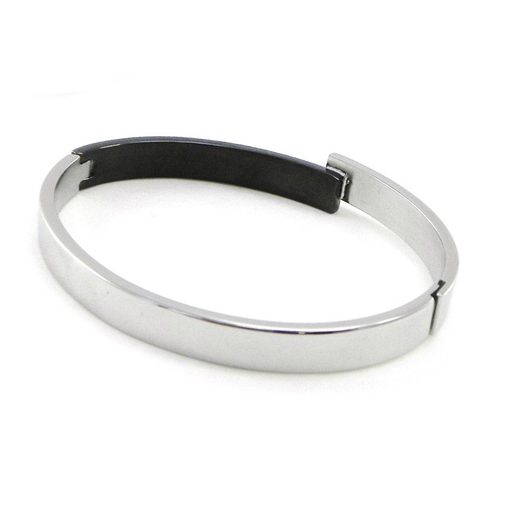 Les Trésors De Lily [I9119] - Two-tone 'Goddess' Steel Bracelet - 65 Mm 6 Mm