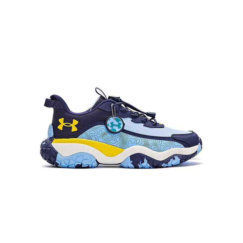 Under Armour Fashionable Casual Sports Versatile Breathable Kids Running Shoes Kids Sneakers Blue 2431503LS