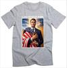 Io Sono Charlie Kirk Patriottico USA Cristiano Gesù Design Stampato Maglietta Comoda e Traspirante Morbida alla Moda Abbigliamento Uomo