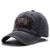 New Polar Bear Washed Embroidered Baseball Cap Ladies Vintage Casual Fishing Cap Men's Outdoor Sun Hat