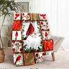 Christmas Theme Printed Blanket - Perfect for Couch, Bed, Travel & Outdoor Use | Machine Washable, Cozy & Durable.