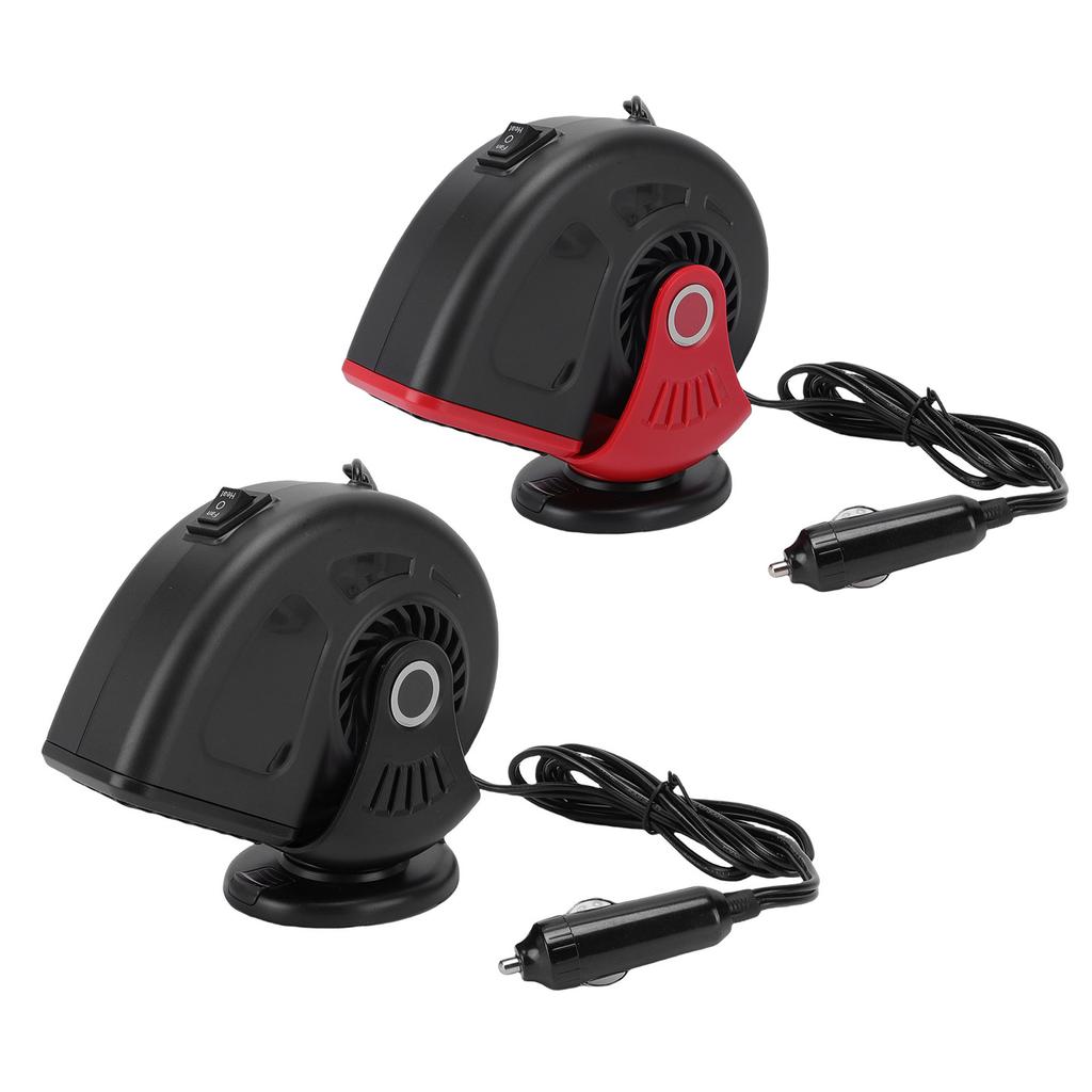 12V Car Heater Fast Heating 2 in 1 Cool Warm Modes Plugs Into Lighter Windshield Defroster Plugs Into Lighter for SUV Taxi
