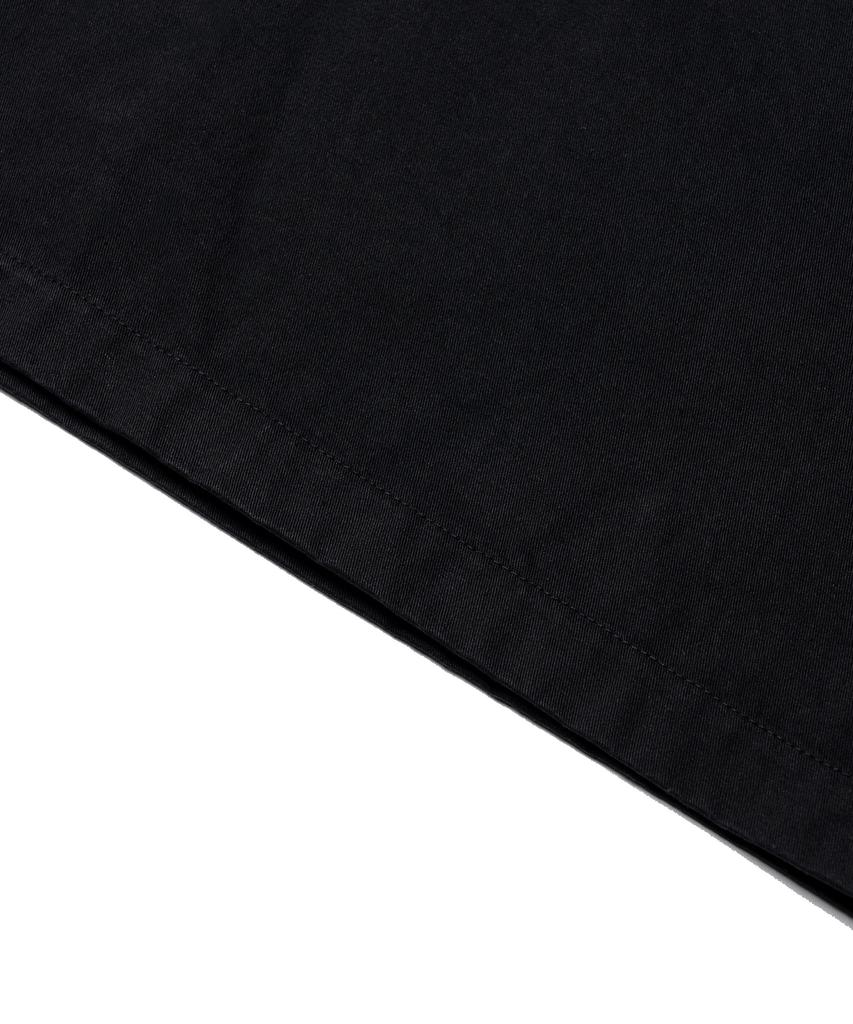 CONNECT KINLOCH Washed Cotton Bermuda Pants [Black]
