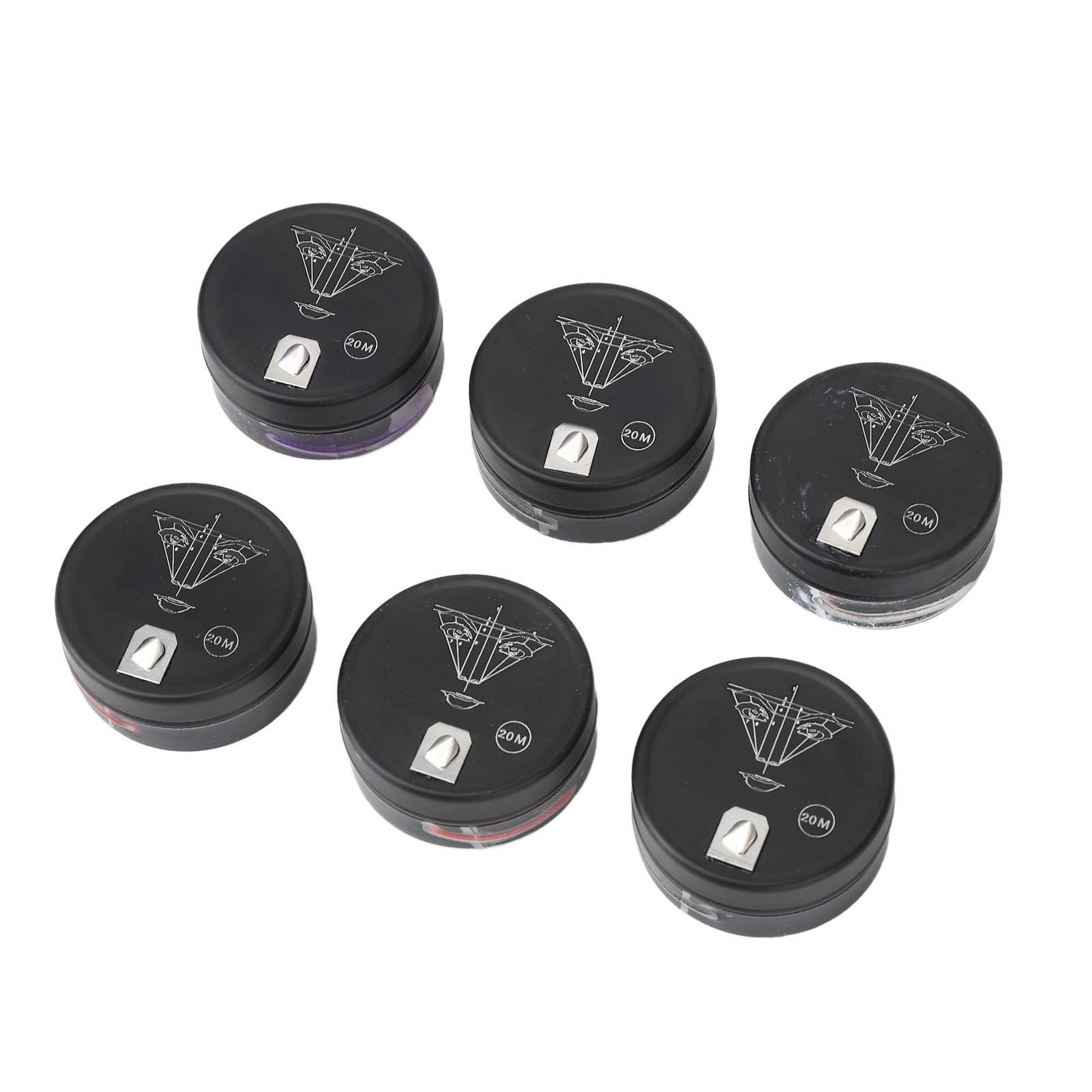 

Перманентная нить для картирования бровей 6 цветов запечатанная измерительная нить для микроблейдинга нить для бровей