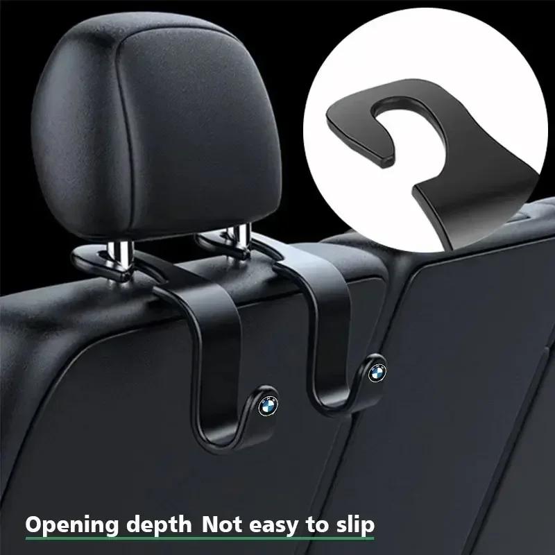 E90 For BMW Auto Seat Headrest Hook Storage Hanger Car Interior Accessories For BMW Performance M2 M3 M5 320 325 E28 E30 E34 E3