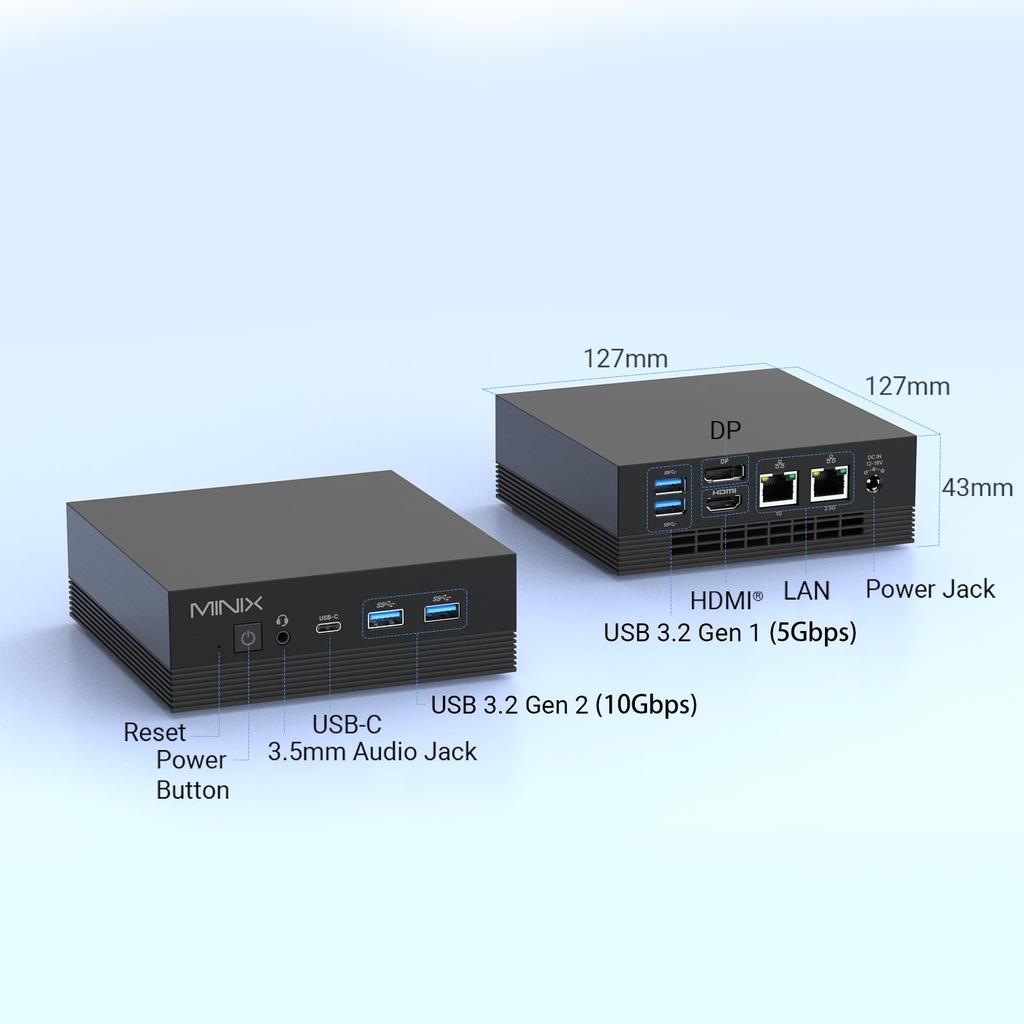 Introducing the MINIX NEO N150 Mini This compact PC features the latest Intel 12th Gen n150 processor a computer with up to 16GB 512GB PCIe Gen3 x 4