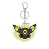 Anime Glaceon Flareon Jolteon Cartoon Acrylic Keychain Figure Keyring Ornament Collectible Accessory Charm Couple Chain Jewelry