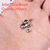 30/50/100PCS Flower Lotus Round Shape Stainless Steel Beads Caps Jewelry Findings Spacer Beads For Necklace Bracelets Making