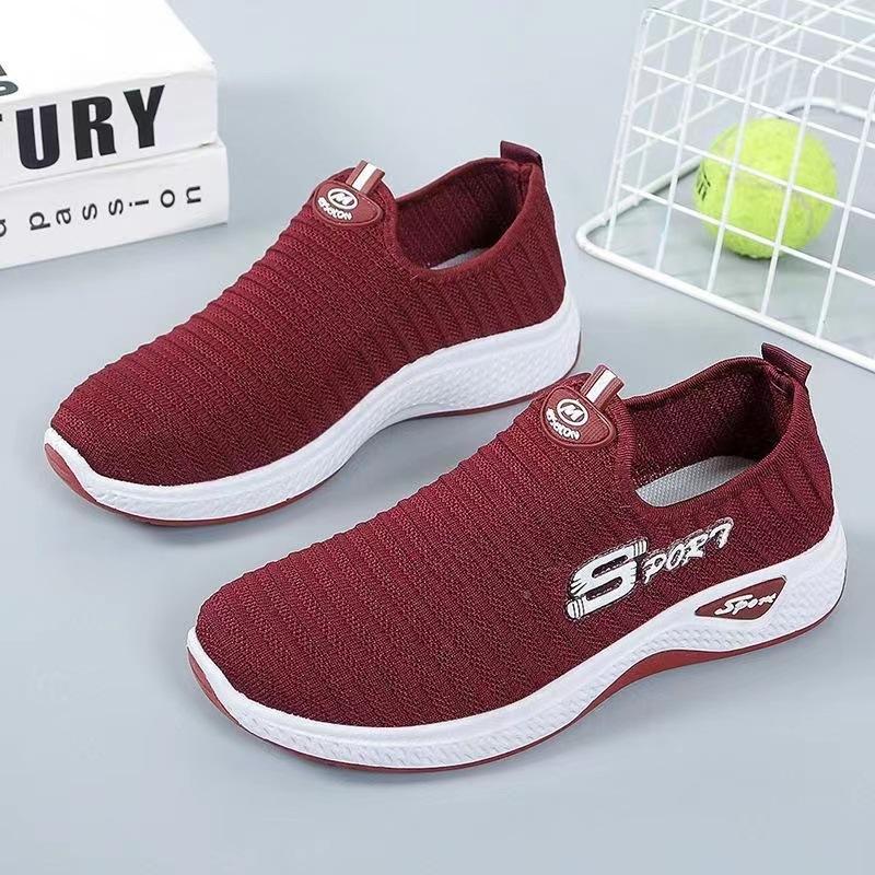 New old ******* s**t-soled walking shoes ****** and summer new casual sports shoes one-pedal mother shoes