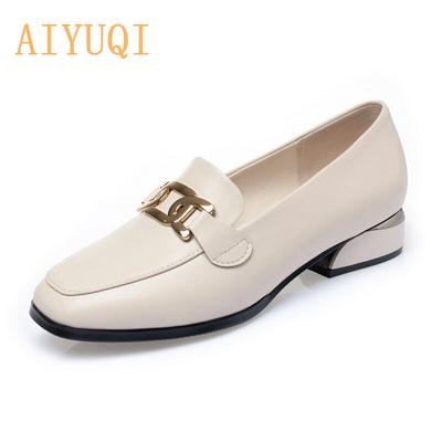 Scarpe da donna Scarpe con tacco medio da donna primaverili Comode scarpe da lavoro casual per mamma con testa quadrata