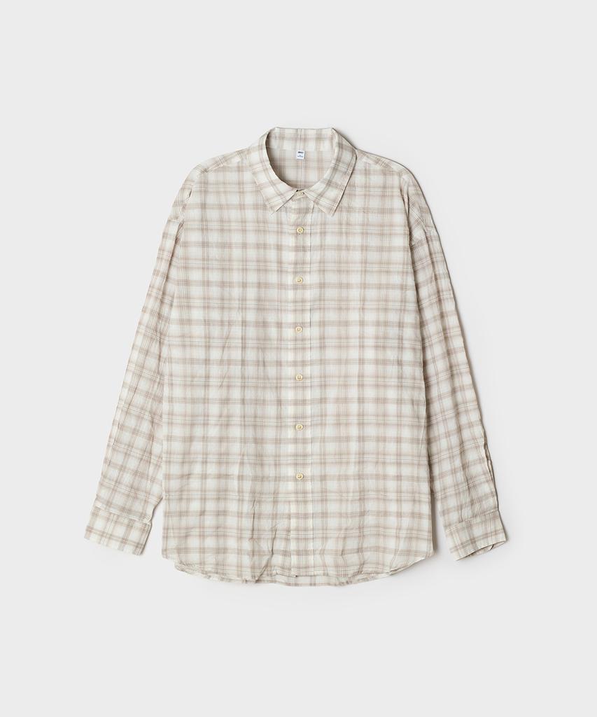 Seupao Oversized Check Shirt_Spycg37C01 (B Type)