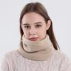 Winter outdoor riding neck cover fleece thickened warm scarf versatile cold mask men and women