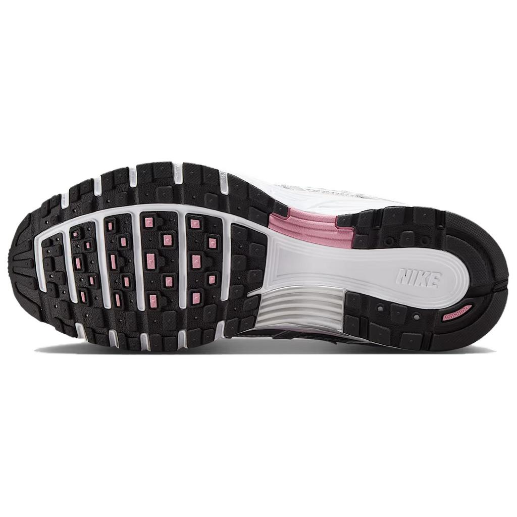 Nike P-6000 White Elemental Pink Women Sneakers Black Metallic-Silver BV1021-108