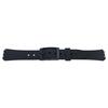 Watch Strap - MY-MONTRE - 12mm Swatch Style - Black Silicone - Length 70x100mm - Plastic Buckle