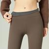 Autumn and Winter Shark Pants Women's Outer Wear Leggings Warm High Waist Hip Lift Elastic Yoga Pants Rabbit Velvet Leggings Look Thin