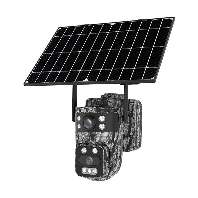 AOV 4G Outdoor Camouflage Solar Surveillance Binocular Camera - Waterproof Photography Head