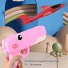 Bombs Dinosaur Airplane Launcher Toy Set Soft Foam Glider Plane with Catapult