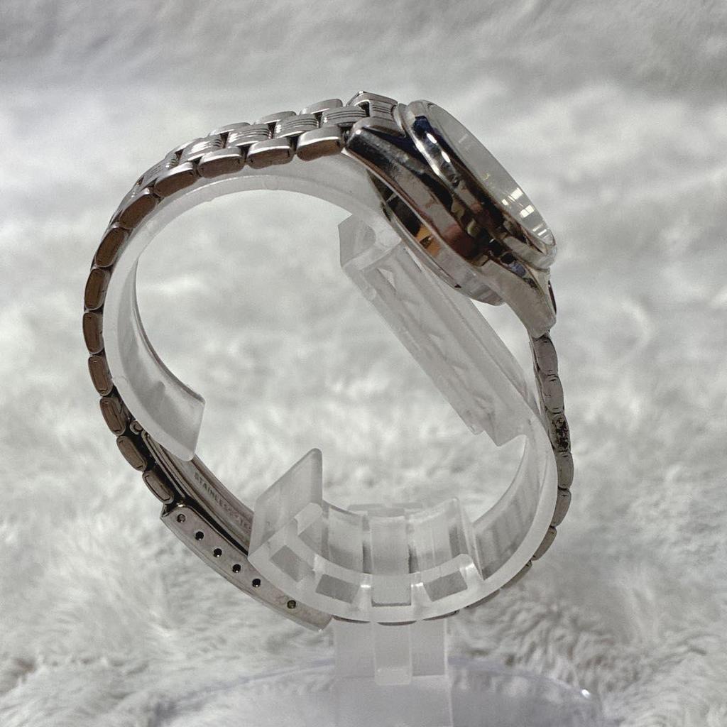 Used ORIENT Orient Three Star Crystal 21 Stone Automatic Winding Brown Dial Day Date Ladies Working Item