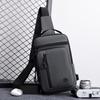 Men's Chest Bag Multifunctional Lightweight Large Capacity Commuting Nylon Outdoor Crossbody Bag