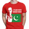 Gratis Imran Khan Mostra il Tuo Supporto PTI Pakistan Magliette da Uomo Tee Top #DGV21