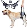 Dog Sling for Large Dogs Hind Leg Support Dog Lift Harness Adjustable Durable Help em up Harness for Weak Back Legs, Elderly, Injured, Senior,