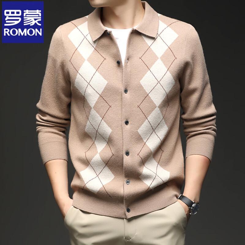 

Luo Meng Men s Knit Cardigan Sweater 2XL