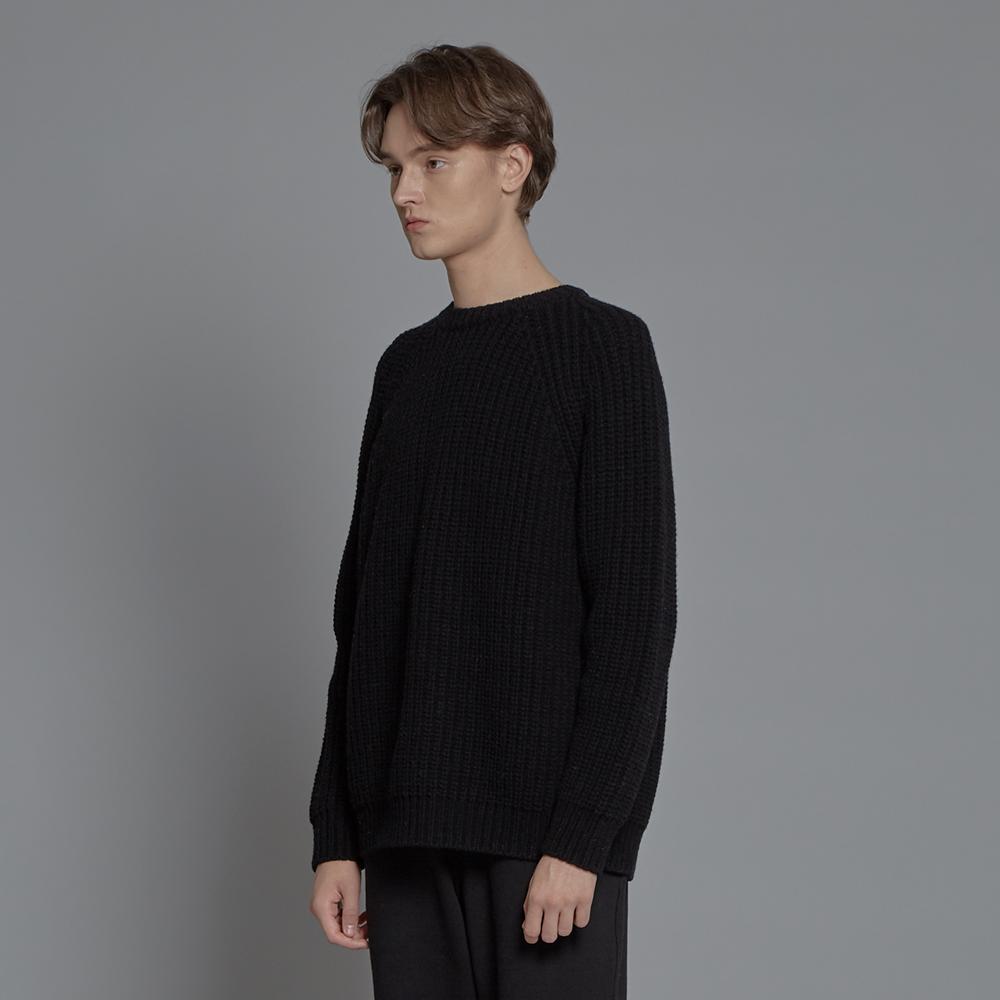 Howeeo 20Fw Granma Knit – Black