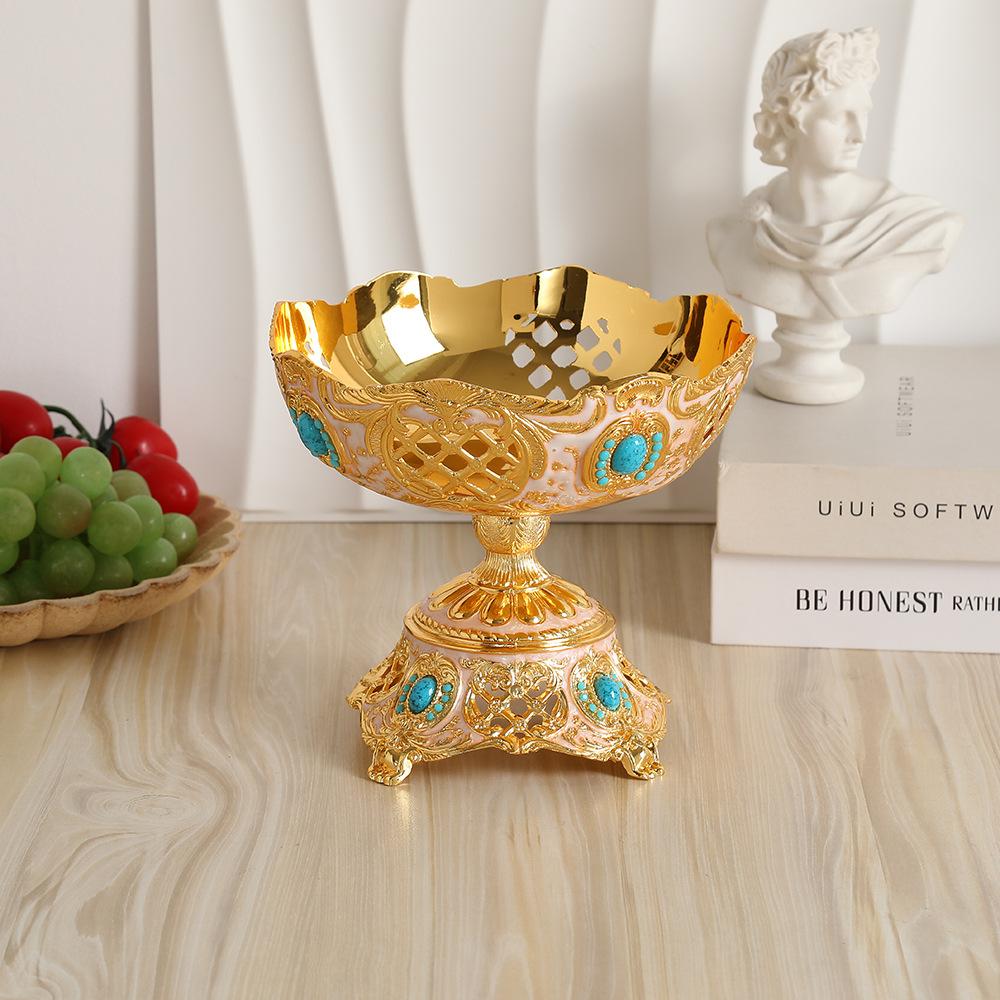 

Compotier Metal Bowl High Footed Fruit Plate Dessert Bowl Pastry Plate Snack Bowl Ice Cream Bowls Dim Sum Dish Candy Tray золотий
