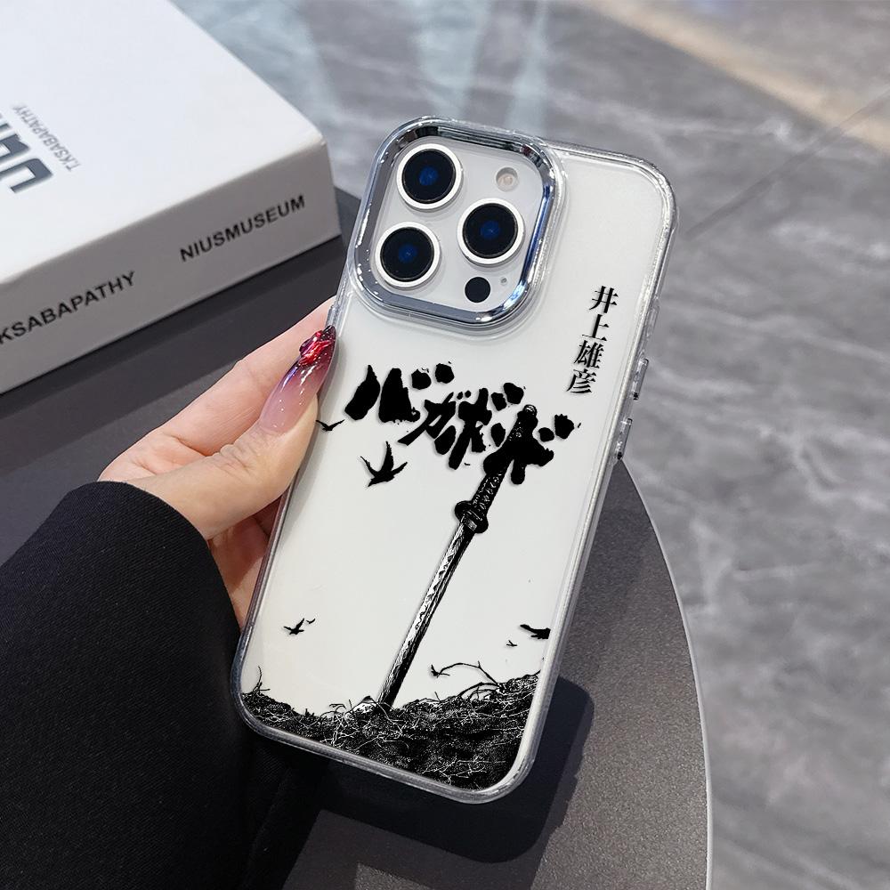 Hot New Vagabond Samurai Phone Case For iPhone 17 Air 16 e 15 14 13 12 11 Pro Max Plus SE 2020 2022 Transparent Soft Cover