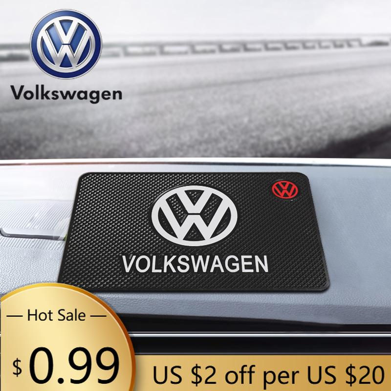 

2026 Новый Для VOLKSWAGEN VW Автомобильный Противоскользящий Коврик Приборная Панель Липкая Подушка Противоскользящий Держатель Коврика Для Volkswagen GOLF 5 Polo Golf 6 Golf 7