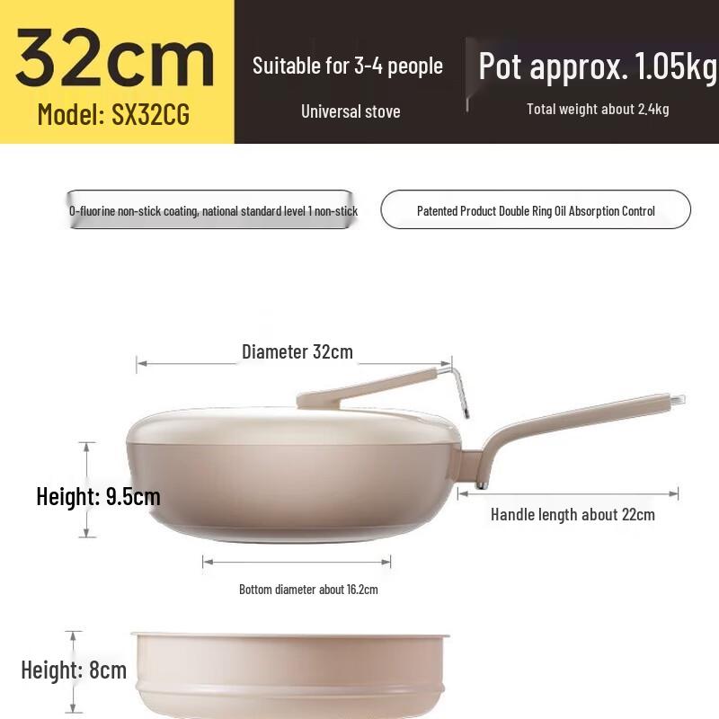 COOKER KING Серия  Гора  Вок 32см