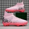 Scarpe da Calcio High-Top Cr7 Comode Resistenti all'Usura Antiscivolo Suola in Spugna Fly-Woven Tf