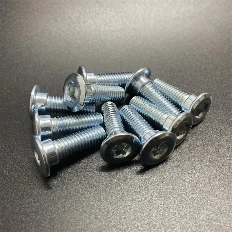 10 Pcs M8*25mm Rotor Bolts Screws For Mtb Disc Brake Rotors For Honda Yamaha Kawasaki Suzuki Ornament