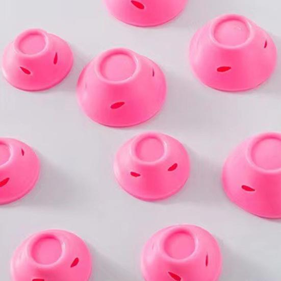 40Pcs Mushroom Shaped Hair Curler Assorted Size No Heat Hair Roller Portable Home Travel Lazy Women Girls Hair Curling Tools